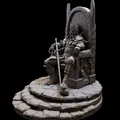 Death Knight print ready – Mẫu DeathKnight sẵn sàng in 3D - Thumbnail 4