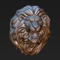 Mẫu in 3D Đầu Sư Tử sẵn sàng in (Lion head 3D print ready) - Thumbnail 2