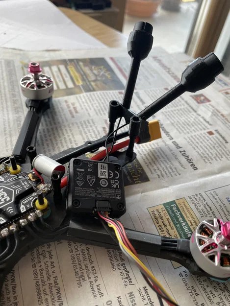 Giá đỡ anten cho DJI O4 Air Unit Pro & HSKRC S5 V2 FPV Frame - Image 3