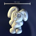 Hare_kJ0GJkJ – Mẫu 3D khuôn thỏ làm xà phòng/socola/nến - Thumbnail 1