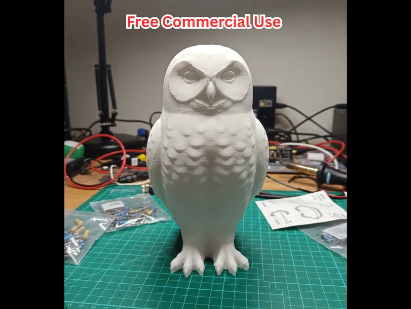 Tượng Cú Tuyết Bán Hiện Thực - Image 1