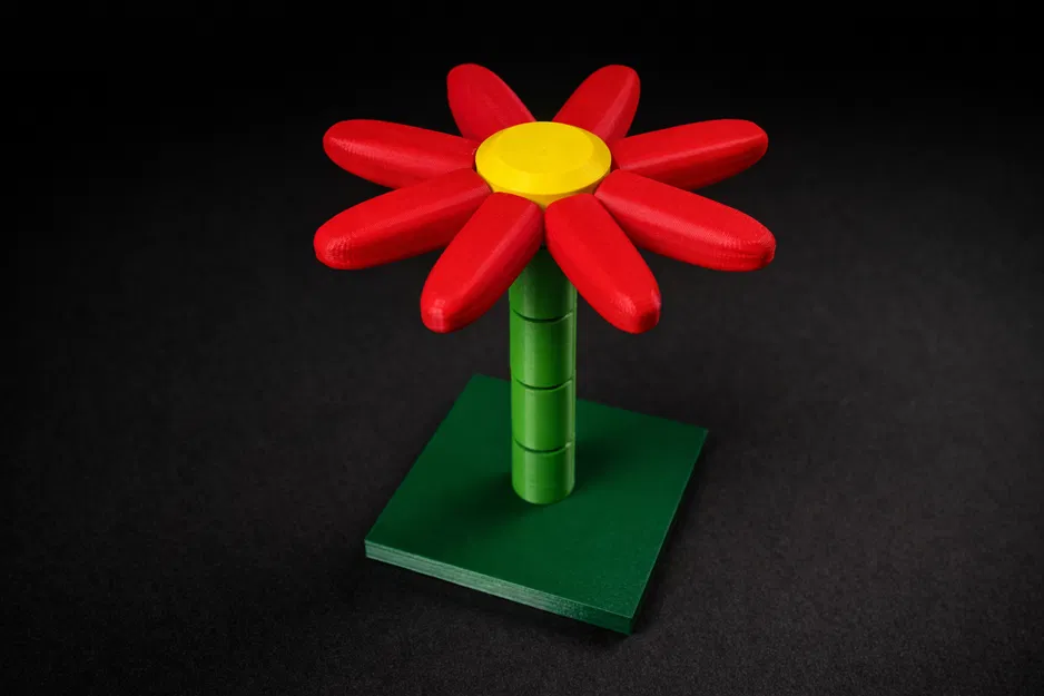 Bông Hoa Valentine Modular – Ráp Từng Mảnh Yêu Thương - Image 1