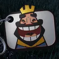 Móc khóa King Laugh Emote (Clash Royale) - File STL in 3D - Thumbnail 1