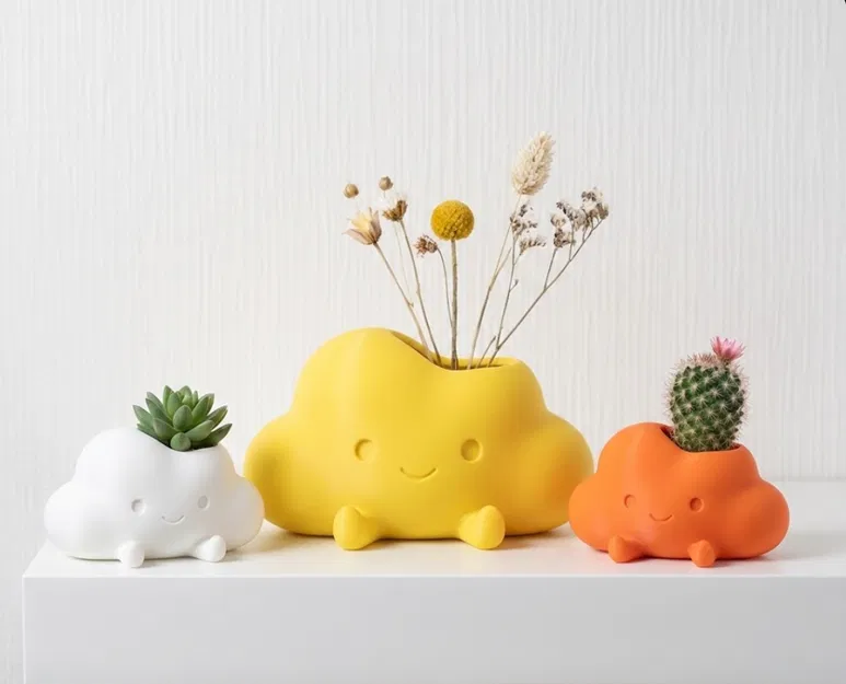 “SkyPot” – Chậu mây dễ thương kiêm khay sắp xếp bàn làm việc - Image 3