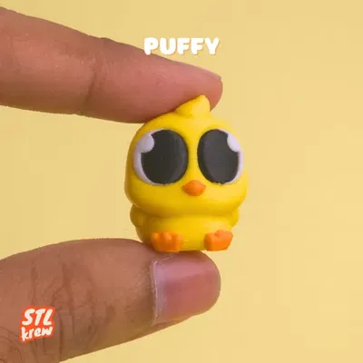 Charm vịt dễ thương Puffy – móc khóa