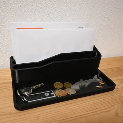 Khay sắp xếp thư kèm khay đựng đồ nhỏ