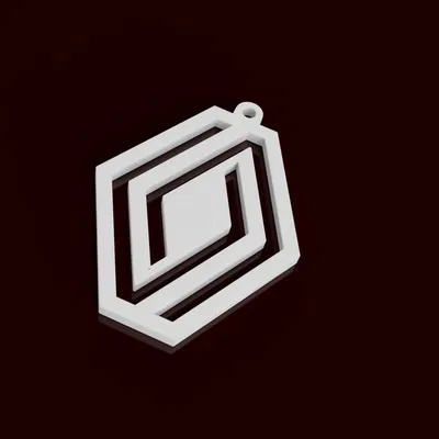 Móc khóa Renault logo mới – Thiết kế khắc cắt xuyên (Cut-Out Engraved)