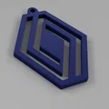 Móc khóa Renault logo mới – Thiết kế khắc cắt xuyên (Cut-Out Engraved) - Thumbnail 3