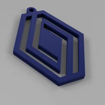 Móc khóa Renault logo mới – Thiết kế khắc cắt xuyên (Cut-Out Engraved)