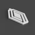 Móc khóa Renault logo mới – Thiết kế khắc cắt xuyên (Cut-Out Engraved) - Thumbnail 5