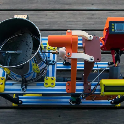 Planetary Bean Bouncer – Máy rang cà phê DIY từ rây bột (planetary + wobble disc)