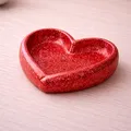 Trái Tim Đỏ Nhũ Lấp Lánh – Trang Trí Trái Tim Thanh Lịch - Thumbnail 1
