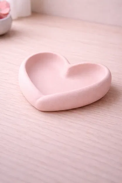 Trái Tim Đỏ Nhũ Lấp Lánh – Trang Trí Trái Tim Thanh Lịch - Image 2