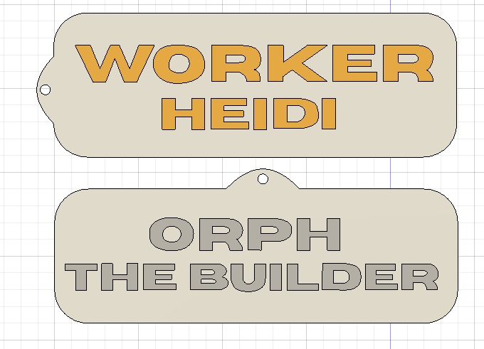 Móc khóa tên Construct (Construct Name Keyrings) - Image 4