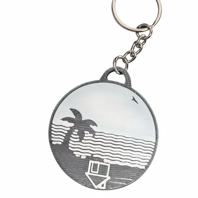 Móc khóa logo The Neighbourhood – Phụ kiện fan nhạc in 3D