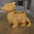 Chậu Trồng Cây Rồng Con Dễ Thương (STL) – Cute Baby Dragon Planter Pot STL - Thumbnail 1