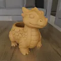 Chậu Trồng Cây Rồng Con Dễ Thương (STL) – Cute Baby Dragon Planter Pot STL - Thumbnail 4