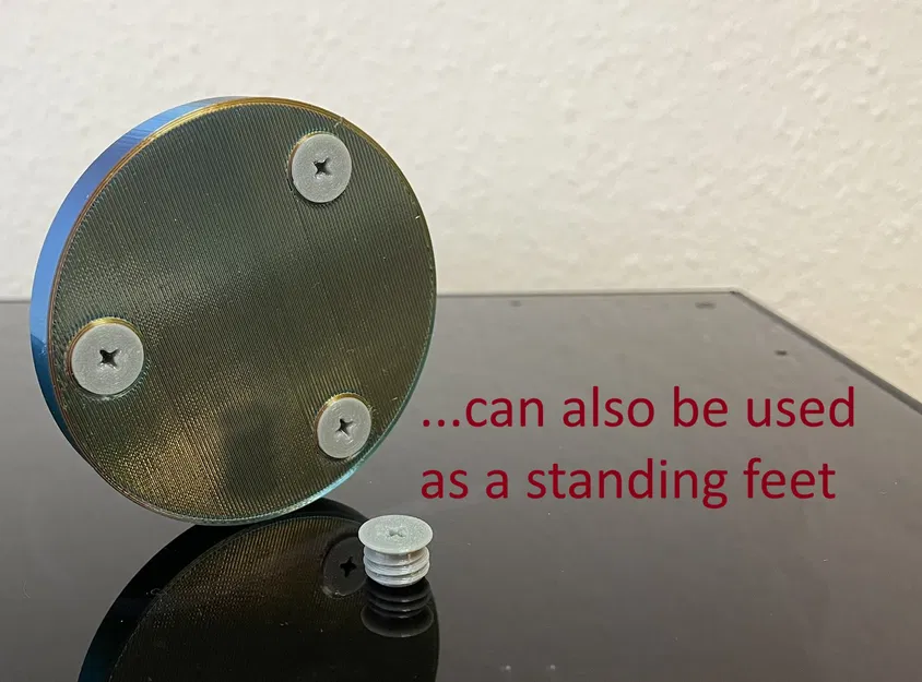 Vít bịt kín lỗ ren / Chân TPU vặn vào (M8–M16) - Image 3