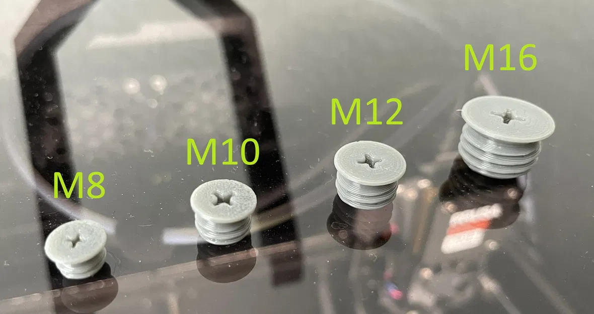 Vít bịt kín lỗ ren / Chân TPU vặn vào (M8–M16) - Image 4