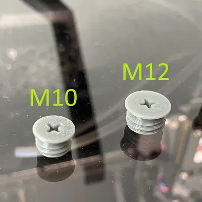 Vít bịt kín lỗ ren / Chân TPU vặn vào (M8–M16)