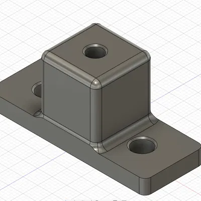 Pát gắn ray ngăn kéo đa năng / thay thế rear bracket (kiểu OBI, BRW, IKEA)