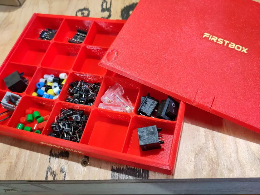 FirstBox - Hệ thống hộp lưu trữ linh kiện nhỏ [OpenSCAD] - Image 2
