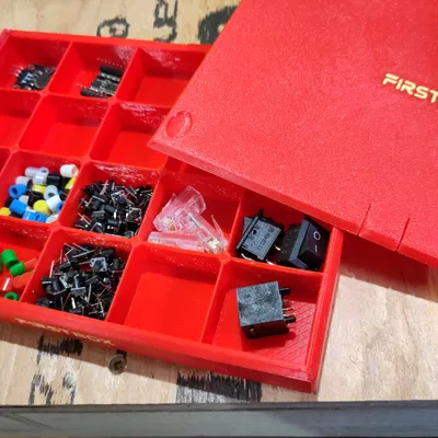 FirstBox - Hệ thống hộp lưu trữ linh kiện nhỏ [OpenSCAD]