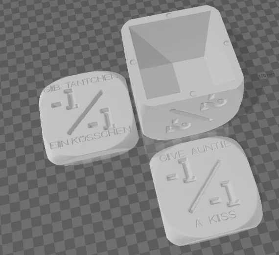 Hộp dice -1/-1 với chữ Deckbox Auntie Ool - Image 1