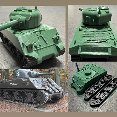 Kit Card xe tăng M4 Sherman