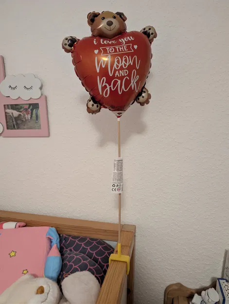 Clip giường IKEA Kura tích hợp ngàm giữ thanh (Rod Holder) - Image 2