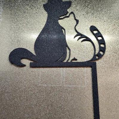 Trang trí công tắc đèn – Mèo 1