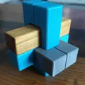 Puzzle Devil’s Knot Burr – Trò ghép khóa liên kết | Teufelsknoten (3D Druck) - Thumbnail 1