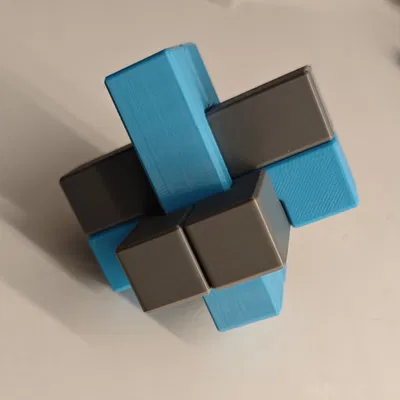 Puzzle Devil’s Knot Burr – Trò ghép khóa liên kết | Teufelsknoten (3D Druck)