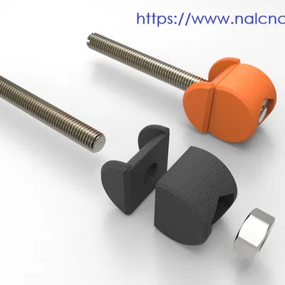 Cụm Barrel Nut Assembly (Ốc thùng) – Ø26mm transversal cylinder in 3D