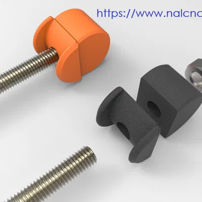 Cụm Barrel Nut Assembly (Ốc thùng) – Ø26mm transversal cylinder in 3D