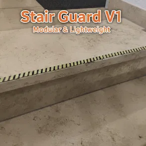 Stair Guard V1 – Nẹp cảnh báo mép bậc cầu thang dạng mô-đun