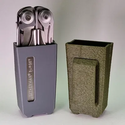 Holster Leatherman Surge cứng cáp cho EDC – bấm cái là gài, xách đi liền