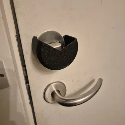 Ốp che núm vặn khóa cửa chống trẻ nhỏ (Toddler‑Proof Thumbturn Guard)