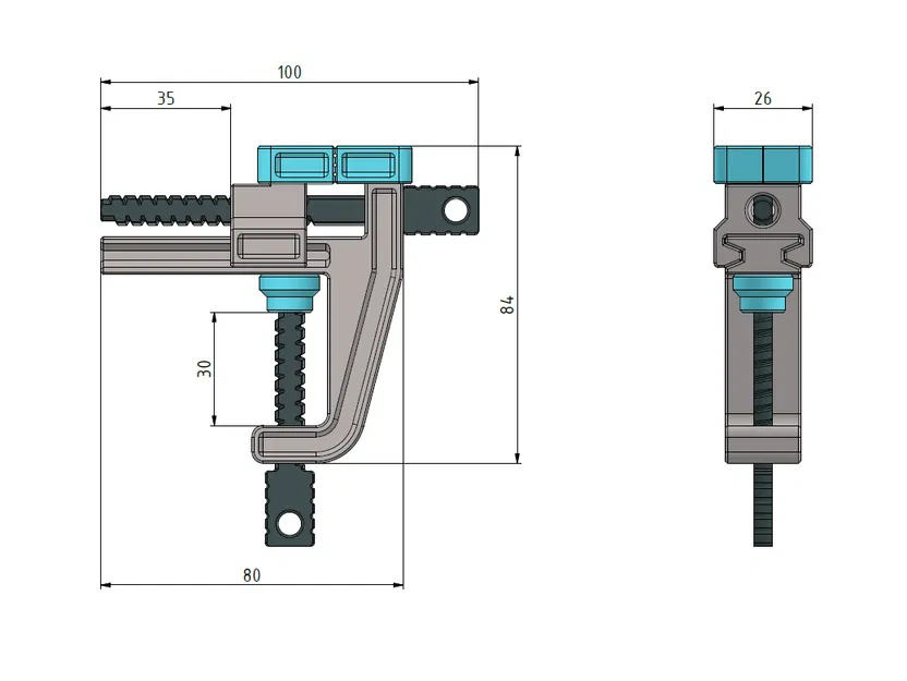 Ê-tô để bàn - in 100% - không cần support - tối ưu hướng in - Image 6