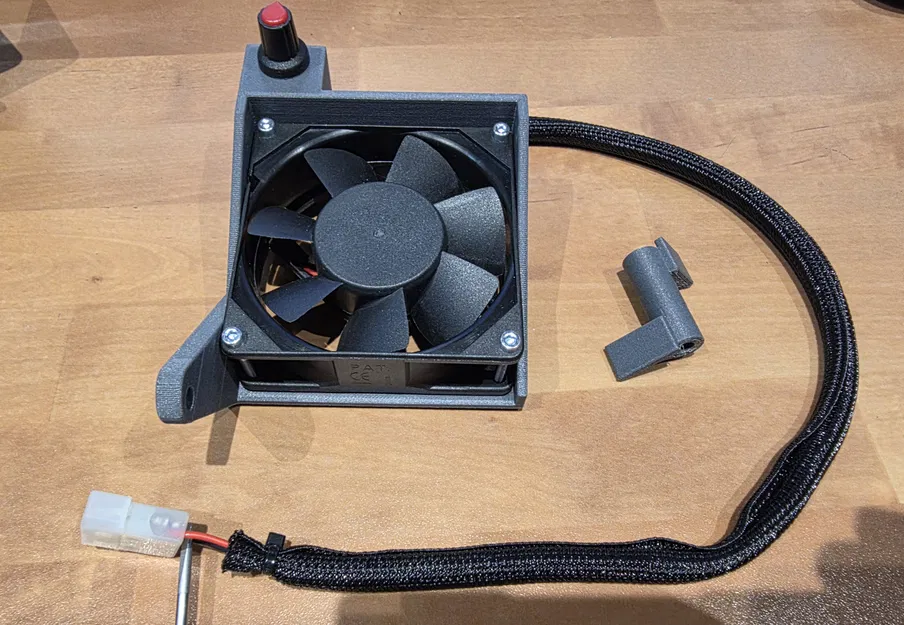 Giá đỡ quạt 80mm kèm regulator điều chỉnh tốc độ - Image 1