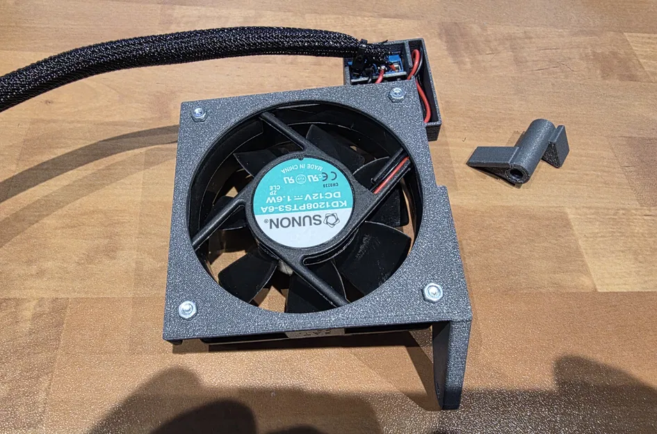 Giá đỡ quạt 80mm kèm regulator điều chỉnh tốc độ - Image 2