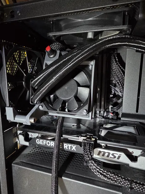 Giá đỡ quạt 80mm kèm regulator điều chỉnh tốc độ - Image 4