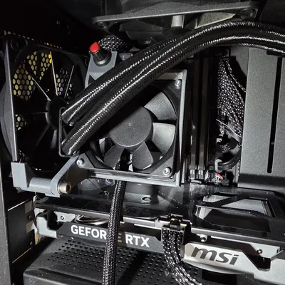 Giá đỡ quạt 80mm kèm regulator điều chỉnh tốc độ