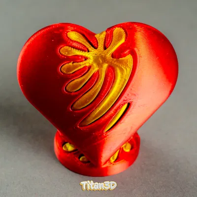 Đồ chơi vặn Heart Helix Screw Fidget – Twist Toy Valentine’s Day