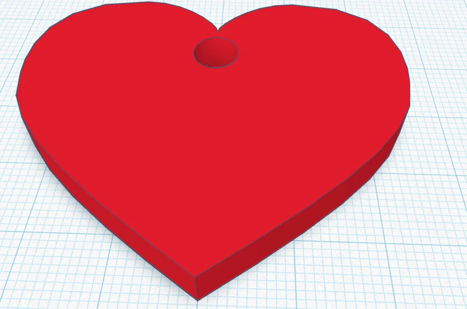 Móc khóa hình trái tim V2 - Image 1