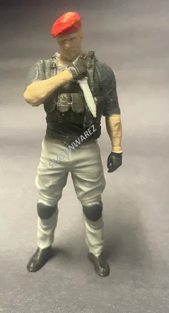 Jack Krauser - Cựu Binh Đột Biến (Resident Evil 4) | Mô hình 3D - Image 1