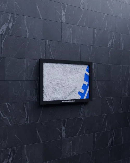 Barcelona, Montjuic, Tây Ban Nha - Mô hình 3D thu nhỏ - Image 5