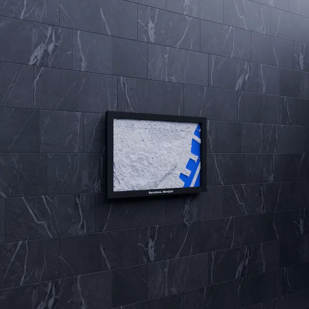 Barcelona, Montjuic, Tây Ban Nha - Mô hình 3D thu nhỏ - Image 6