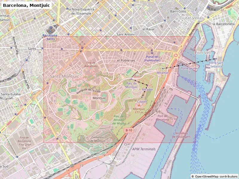 Barcelona, Montjuic, Tây Ban Nha - Mô hình 3D thu nhỏ - Image 8