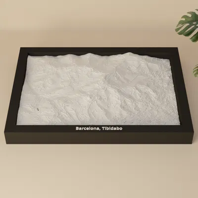 Barcelona, Tibidabo, Tây Ban Nha - Mô hình thu nhỏ 3D